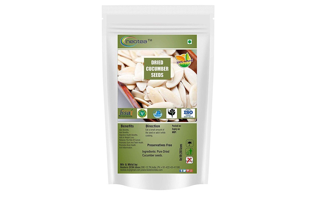 neotea Dried Cucumber Seeds    Pack  200 grams